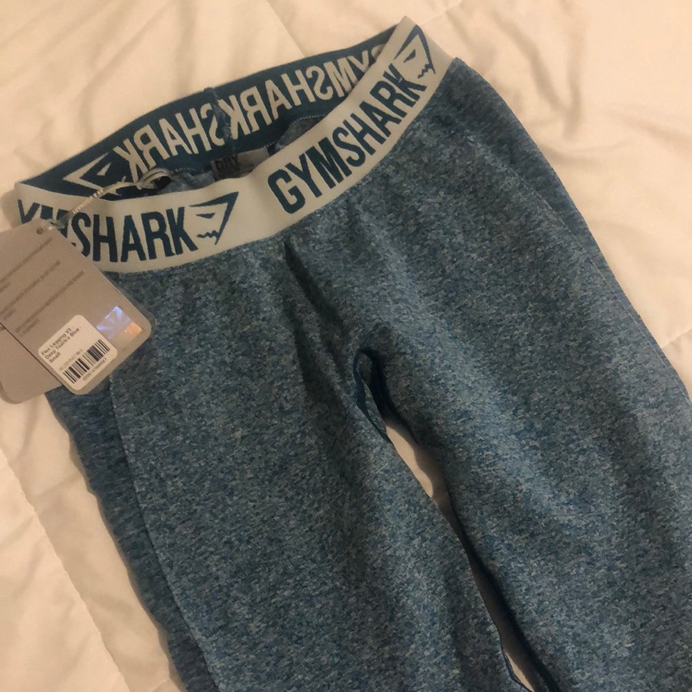 Gymshark Flex Legging V3 - Deep Teal/Ice Blue